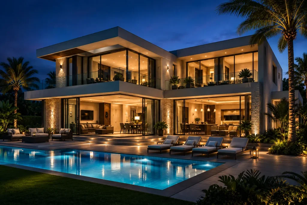 Luxury villa smart-home automation project in Al Ain UAE